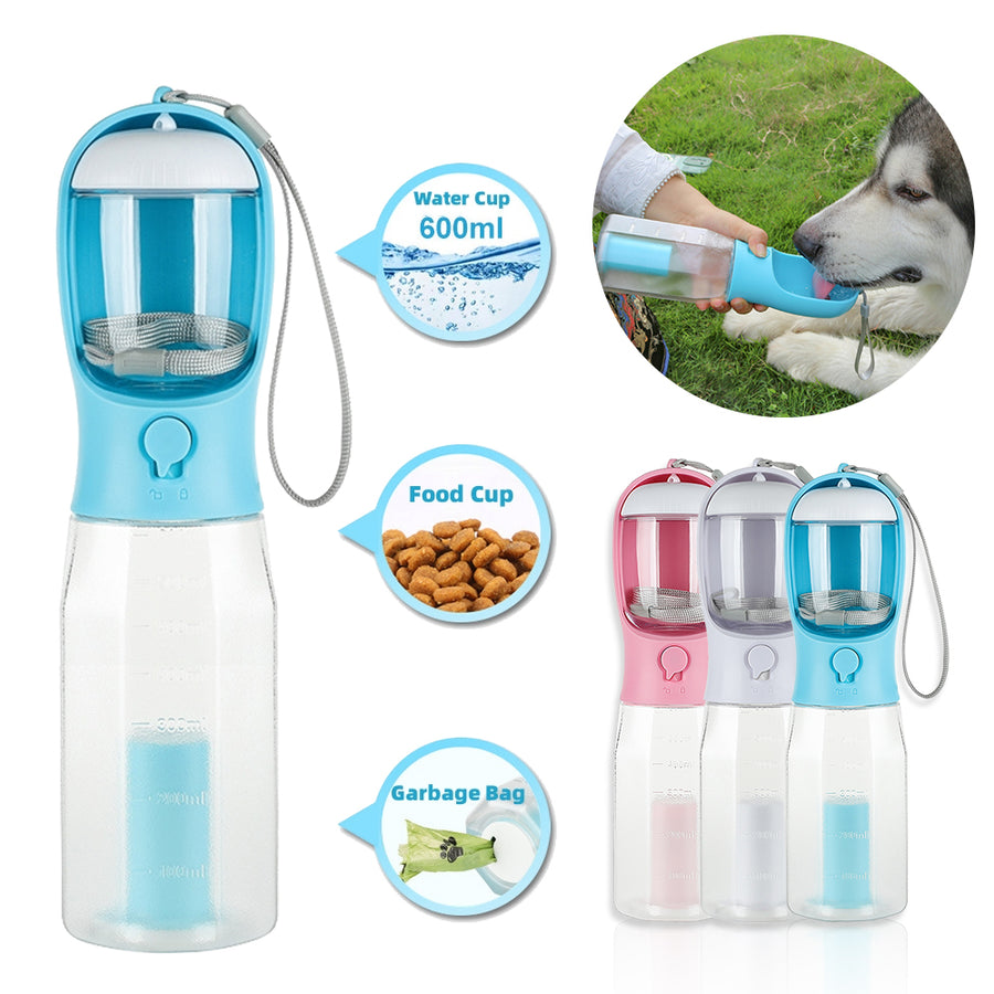 Portable Dog Water Bottle for Walks & Travel