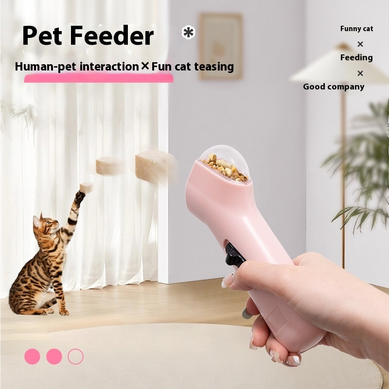 Interactive Cat Treat Launcher for Indoor Play