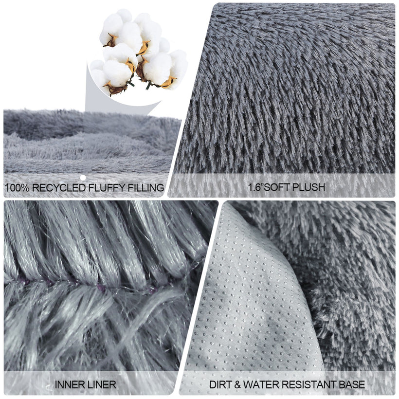 Fluffy Calming Dog Bed for Small & Large Dogs