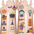 10-Sheet Kids Halloween Temporary Tattoo Party Pack
