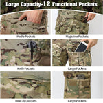 Zairova™ Men's Tactical Cargo Pants with Knee & Hip Protection