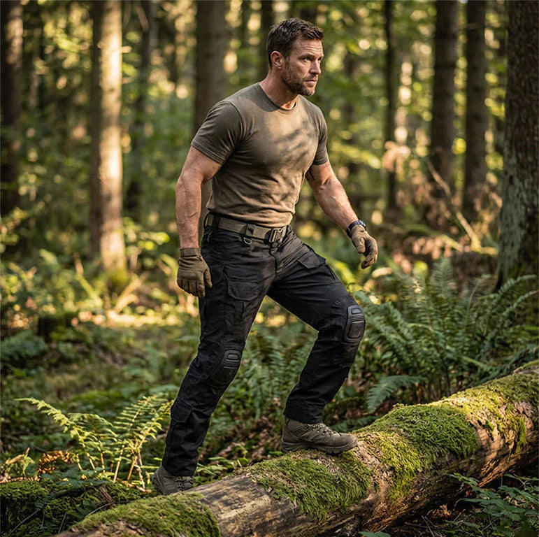 Zairova™ Men's Tactical Cargo Pants with Knee & Hip Protection